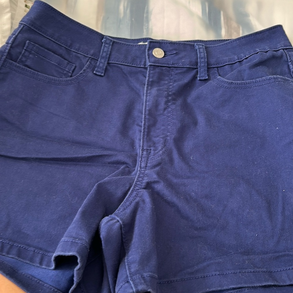 Zenana navy blue shorts size large